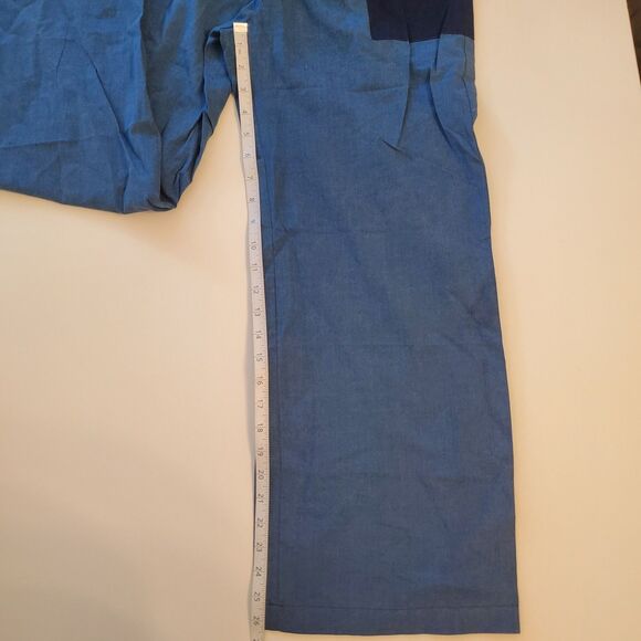 BCBGeneration Women's Jumpsuit Size 2 Blue Denim Lightweight Cotton Sleeveless - Picture 8 of 13